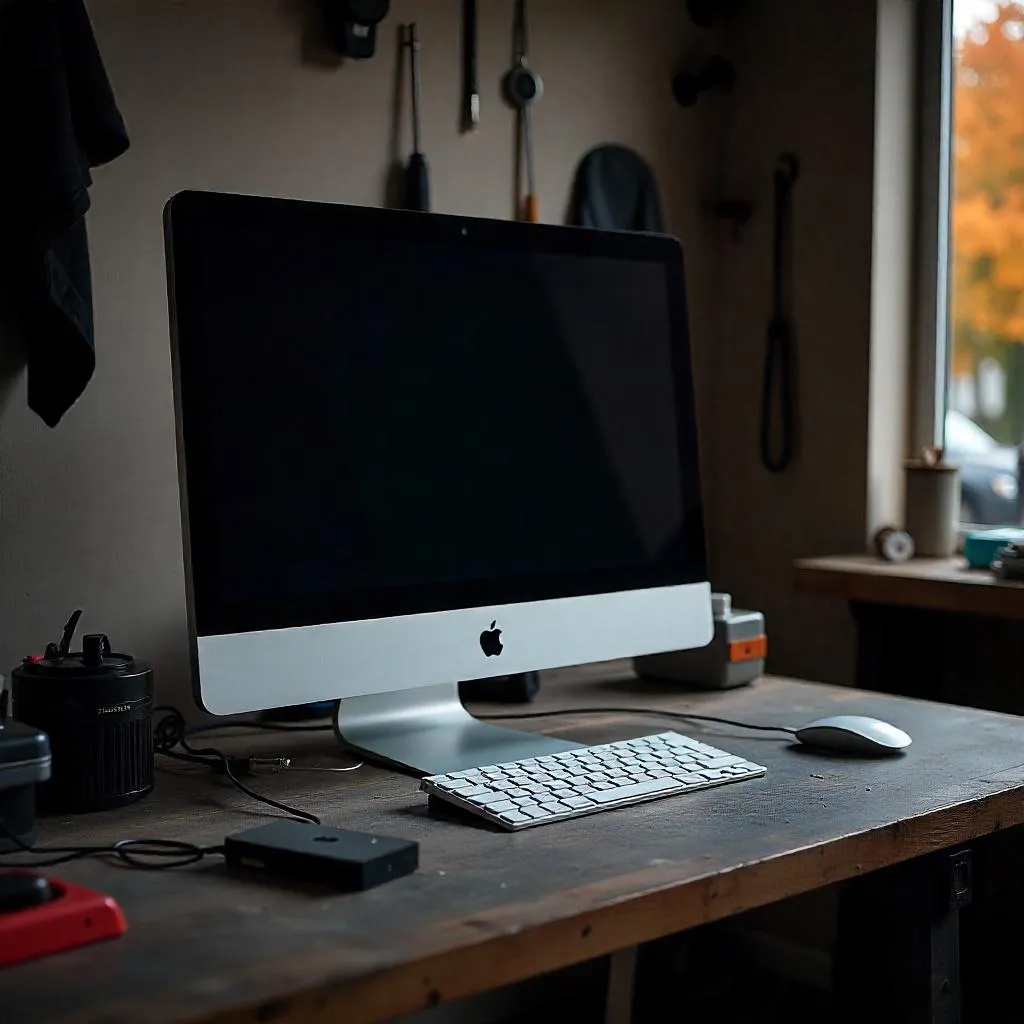 Solusi iMac Blank Screen Akibat Kapasitor LCD Tersenggol