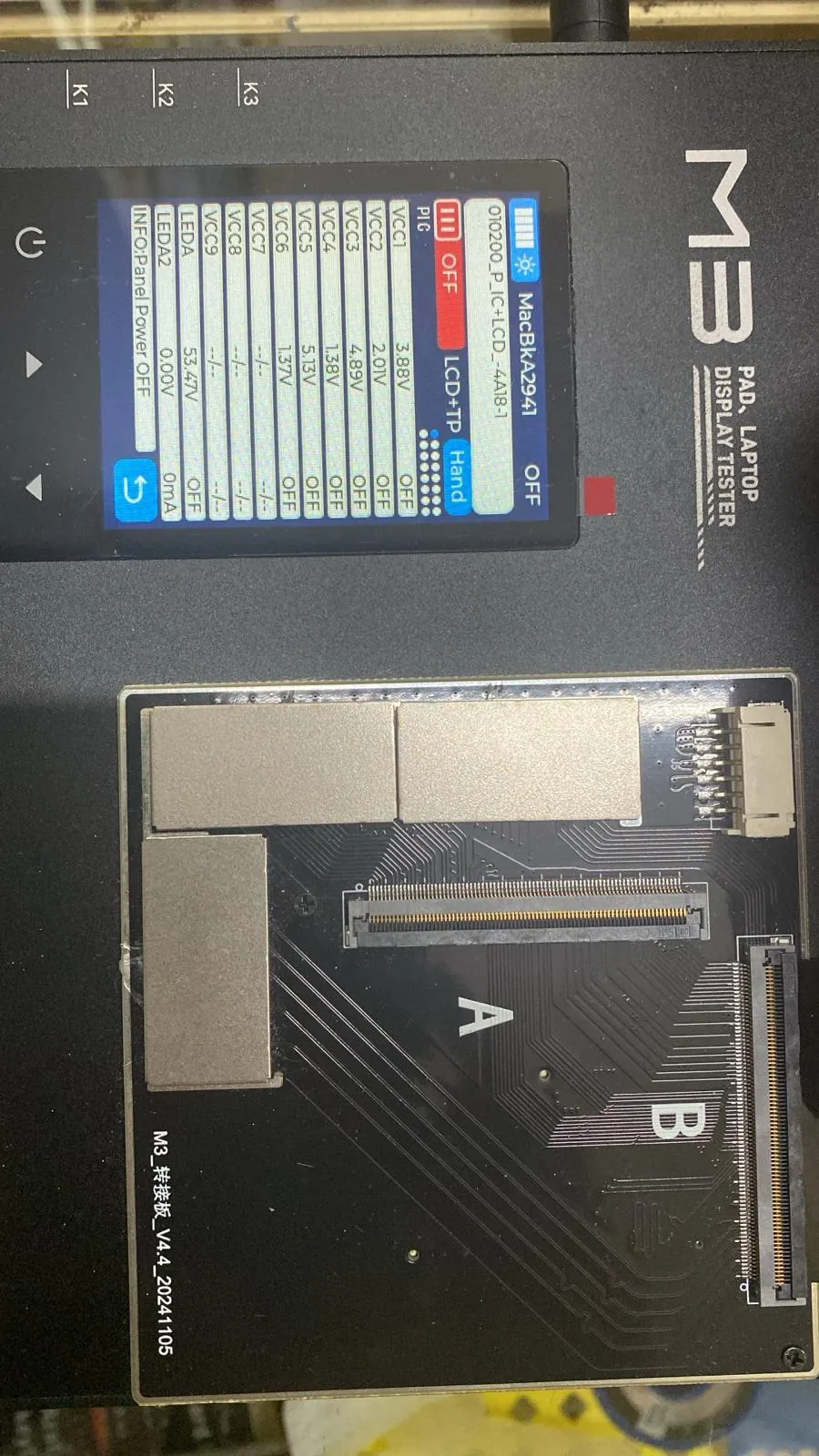 Rahasia Teknisi: M3 Pad Laptop Display Tester untuk Perbaikan LCD MacBook Air & Pro